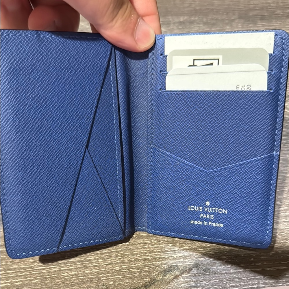 Louis Vuitton Blue Card Holder